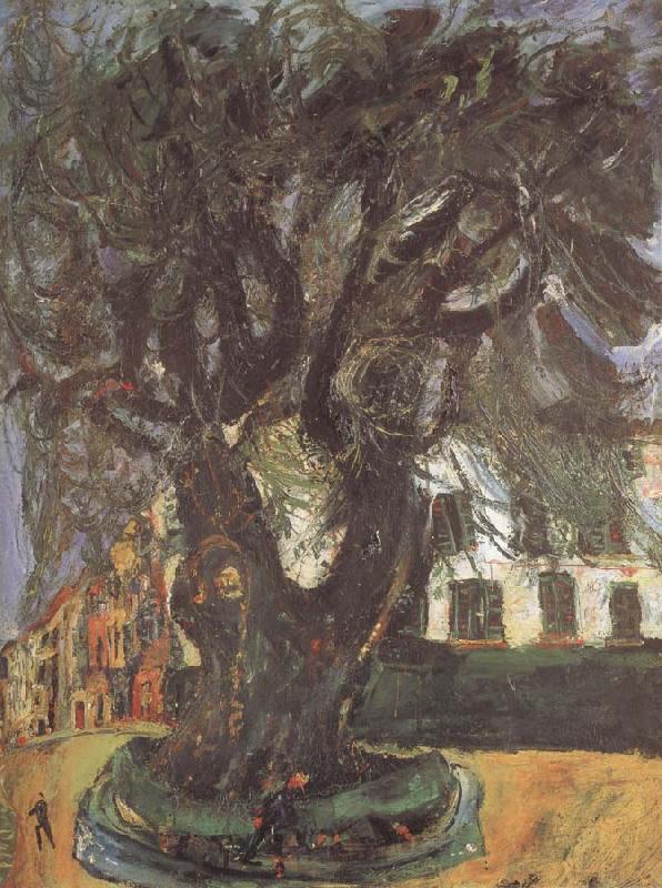 Chaim Soutine The Tree of Vence oil painting picture